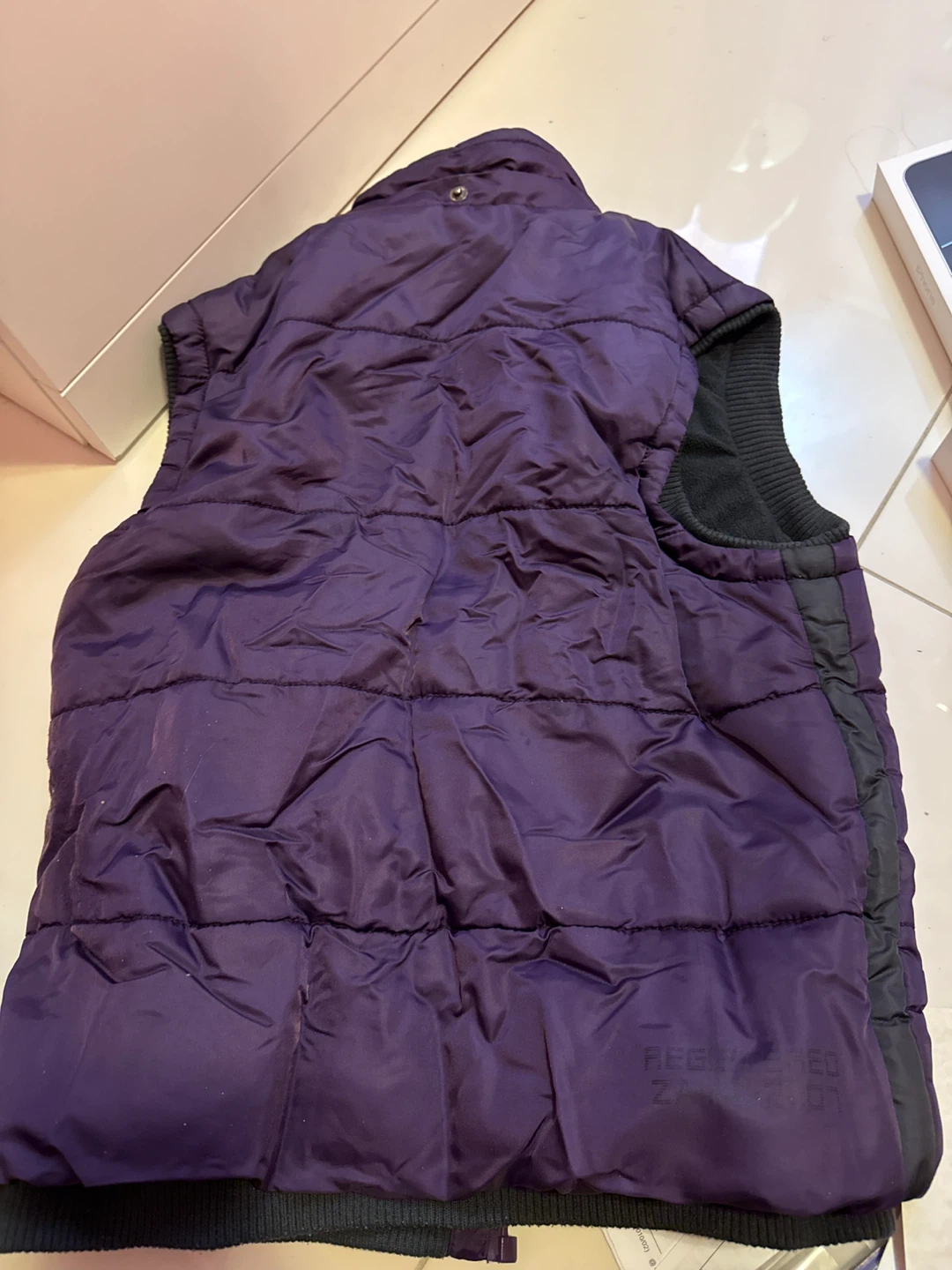 Magilla Purple Puffer Vest - photo 3