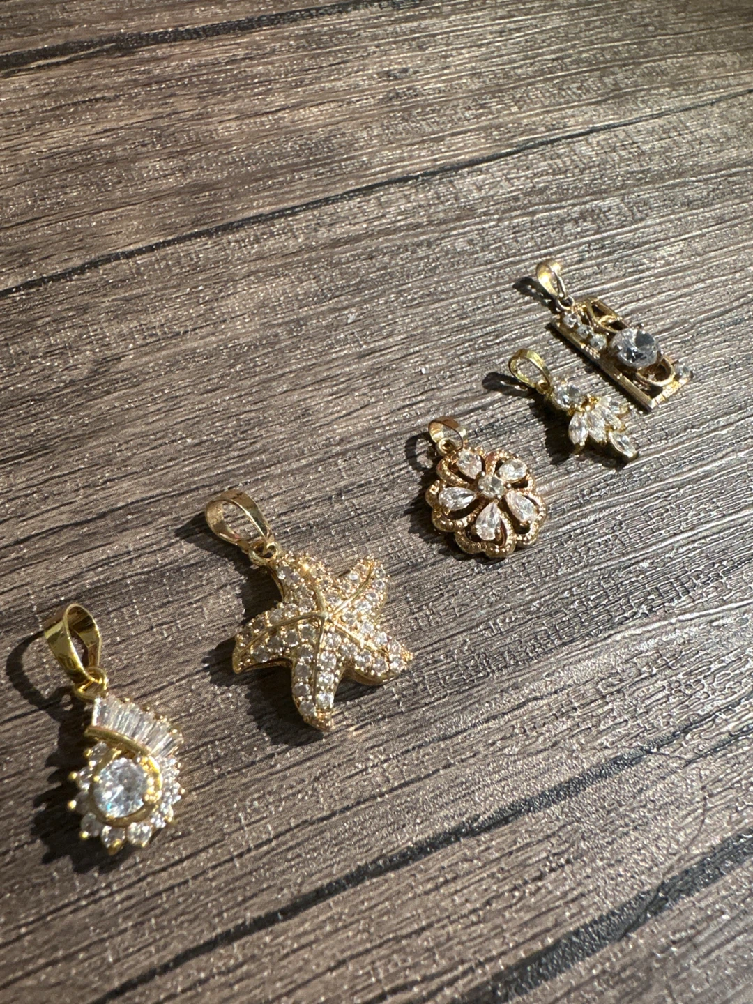 Assorted Gold Pendants