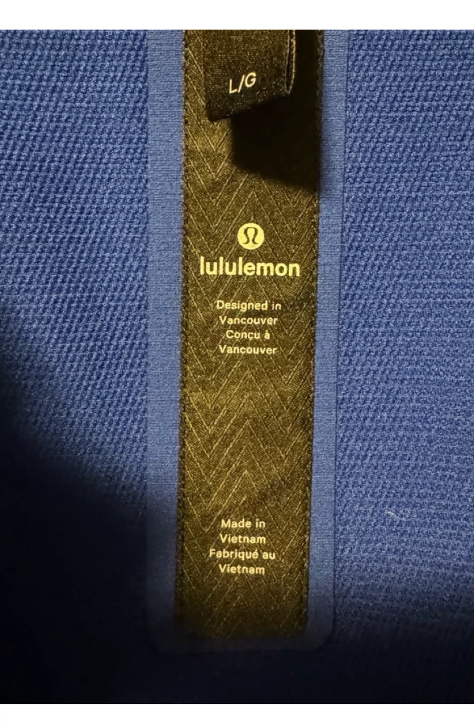 Lululemon Men's Vest, Size L/G, Blue - photo 3