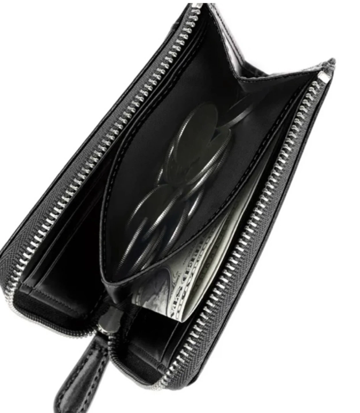 Baggington Black Zip Around Wallet - photo 3