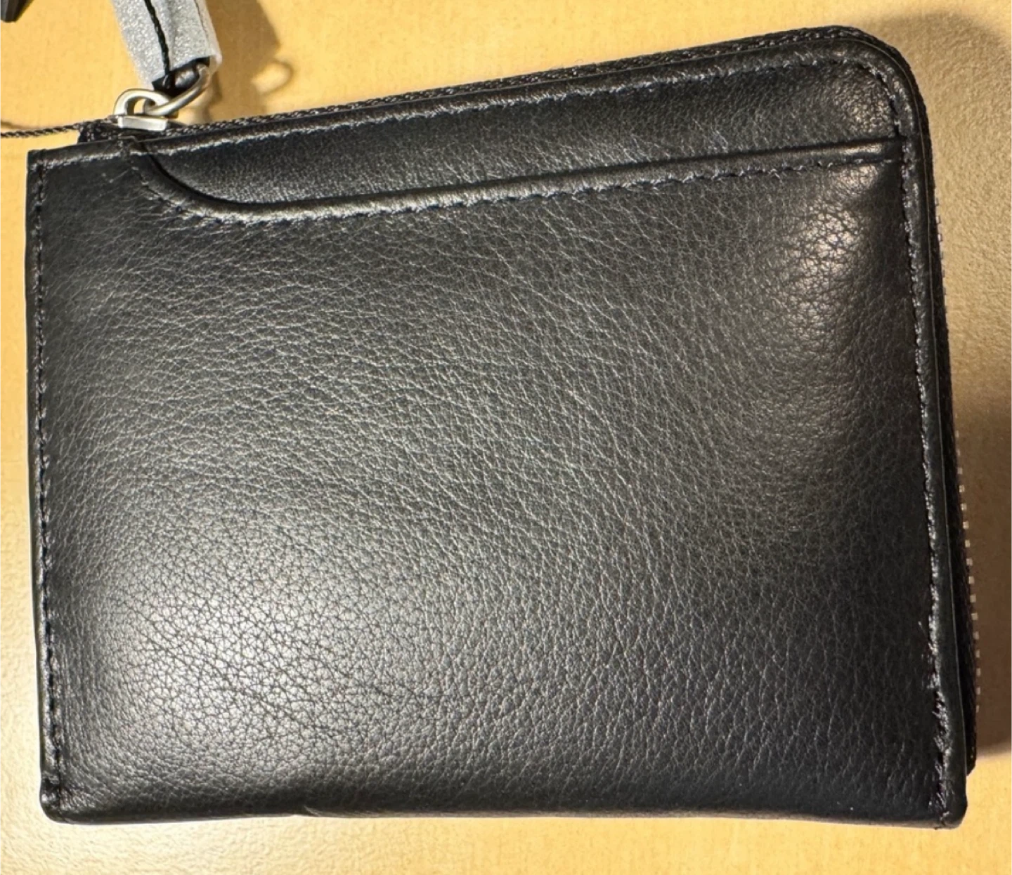 Baggington Black Zip Around Wallet