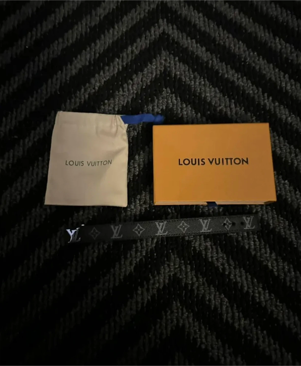 Louis Vuitton Monogram Eclipse Belt