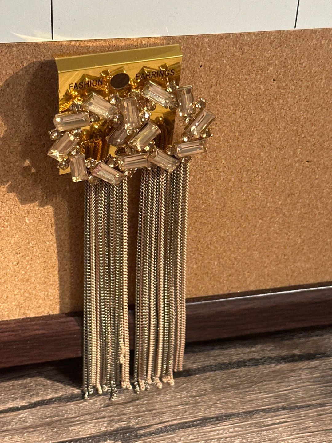 Fashion Earrings - Gold Tone with Tassels
