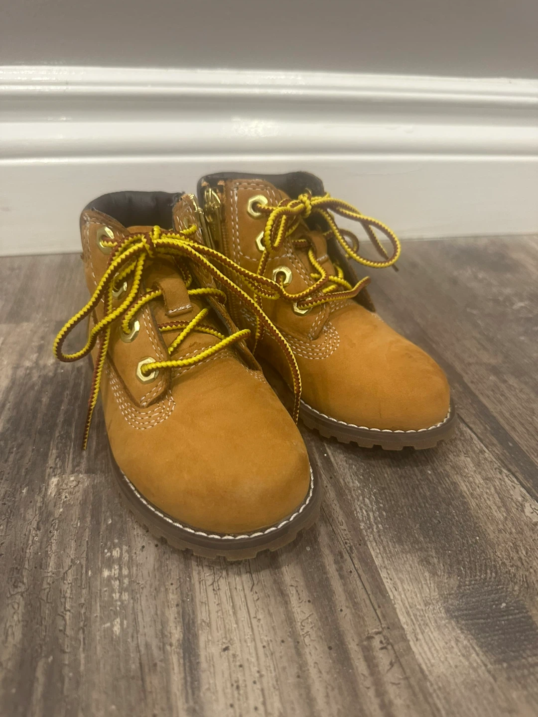 Timberland Toddler's Brown Leather Boots - Size 6
