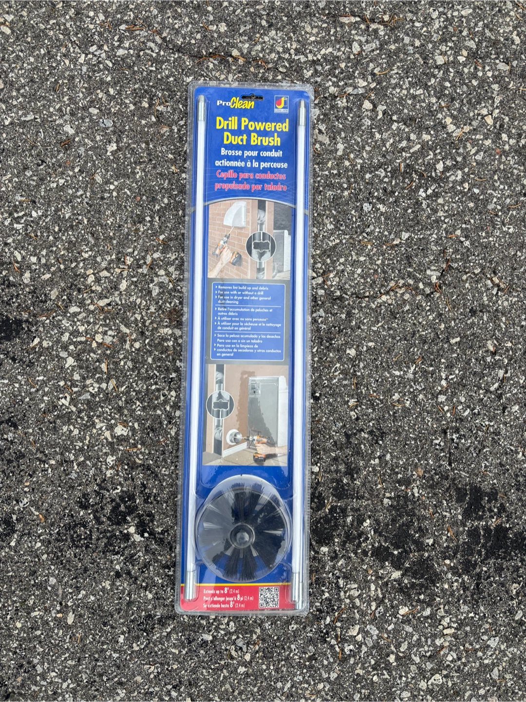 ProClean Drill Powered Duct Brush - New