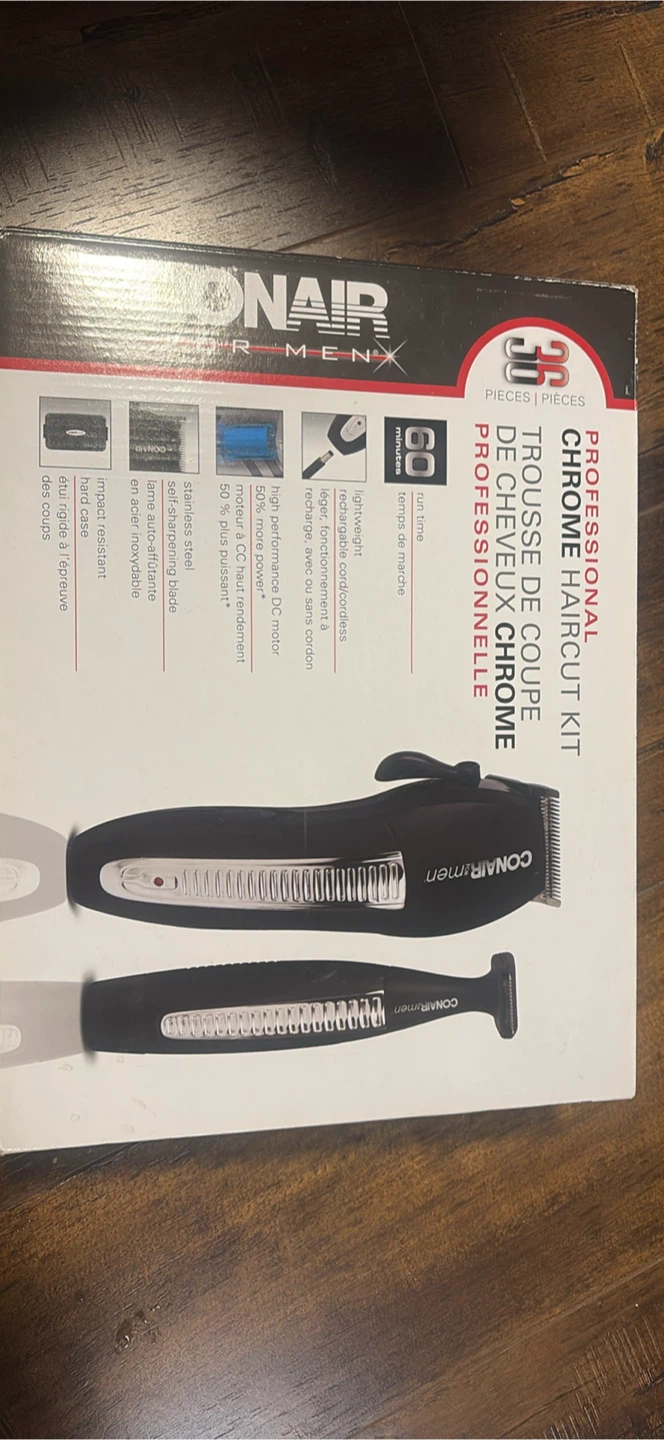 Conair For Men Chrome Haircut Kit - 23 Pieces