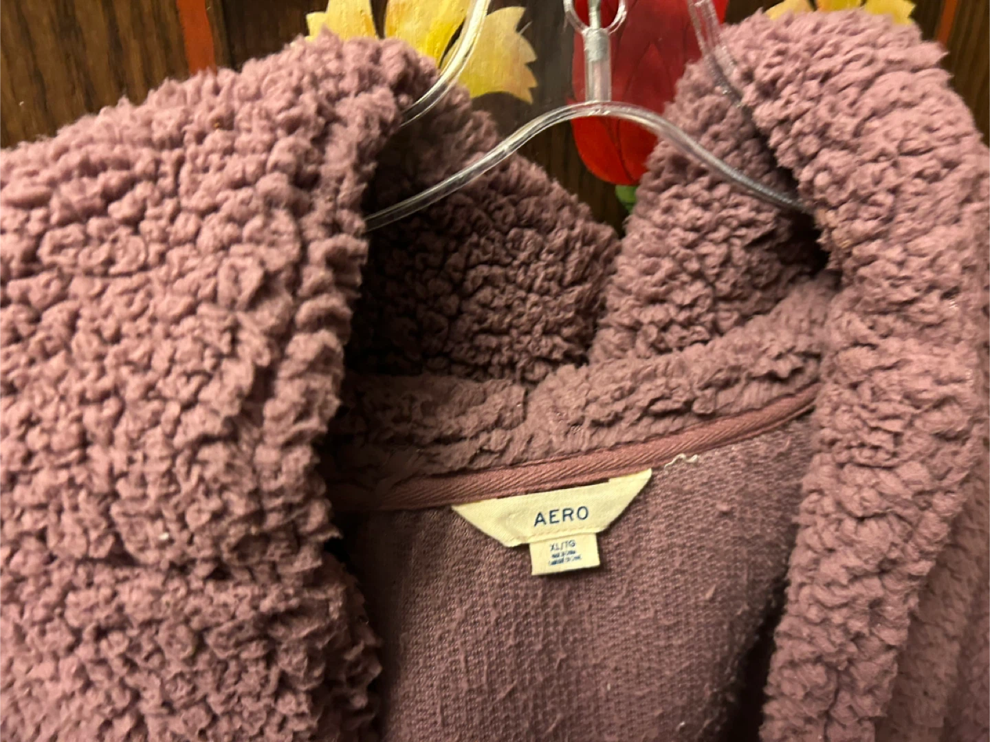 Aero XL/TG Purple Teddy Jacket - photo 5