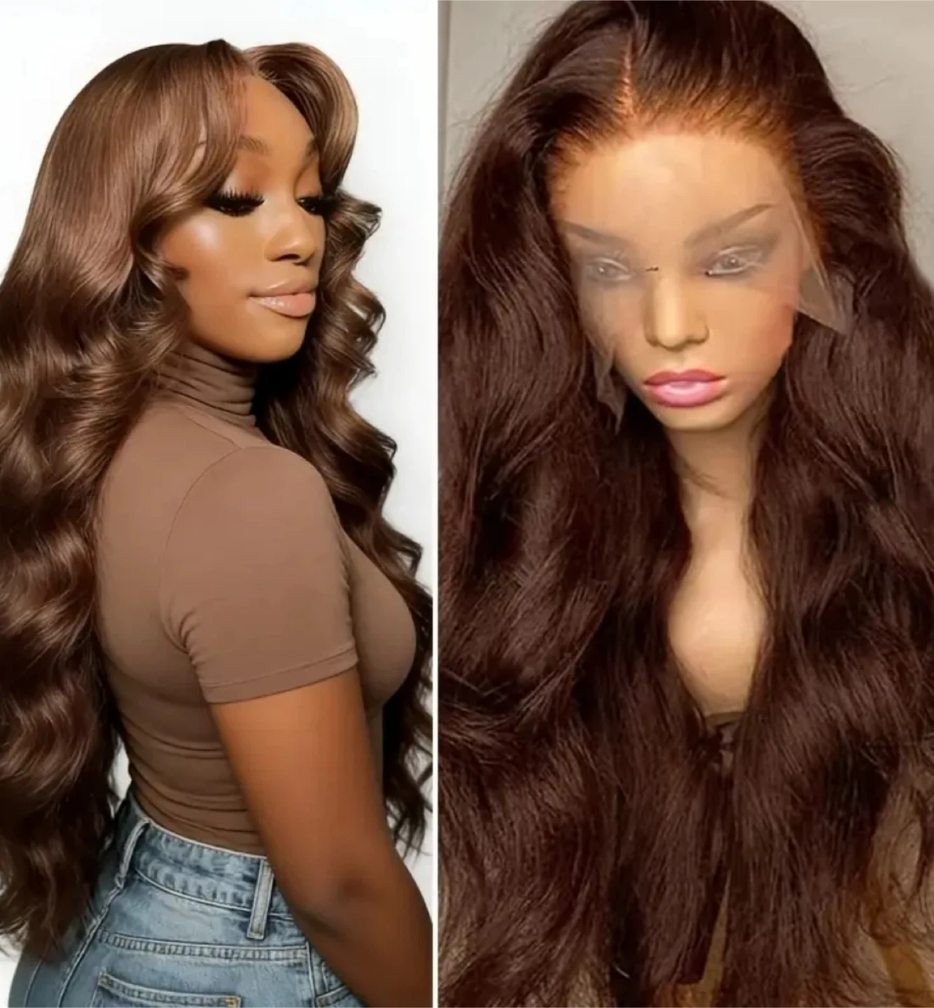 Brown Wavy Wig - photo 4