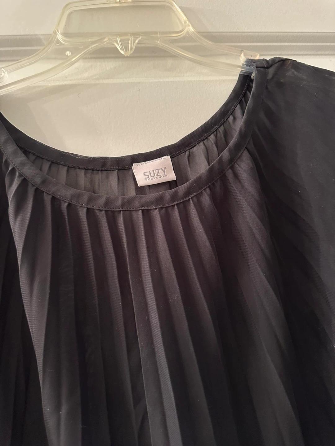 Suzy Shier Black Blouse - photo 4