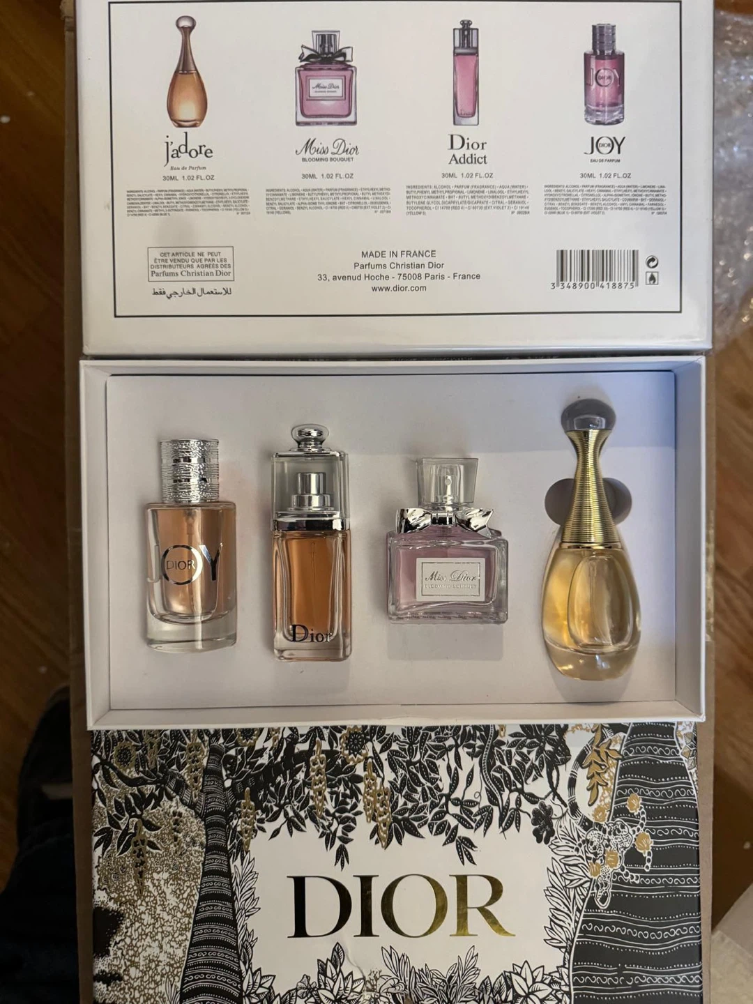 Dior Perfume Miniature Set - J'adore, Miss Dior, Addict, Joy - photo 2