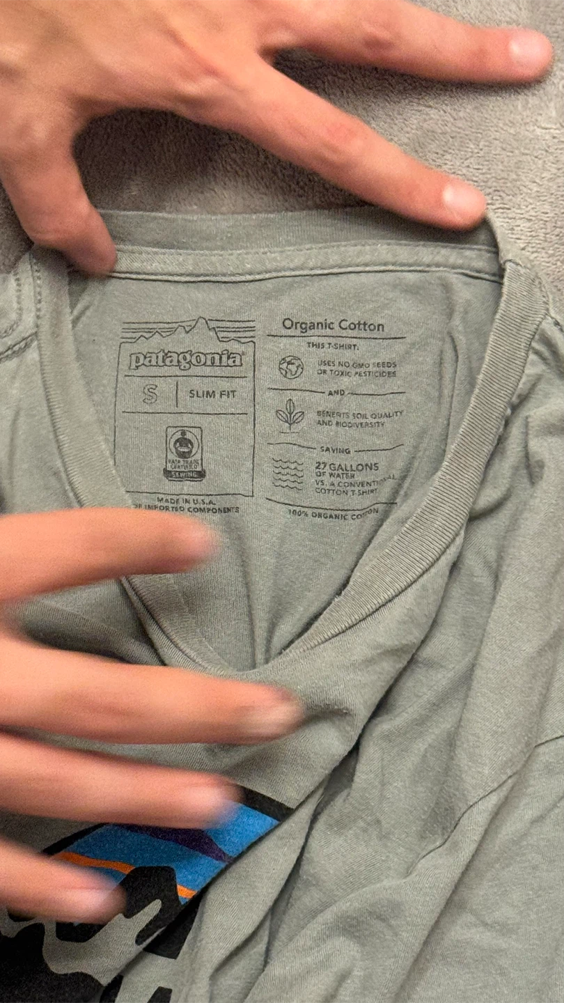 Patagonia Organic Cotton T-Shirt - Size Small - photo 2