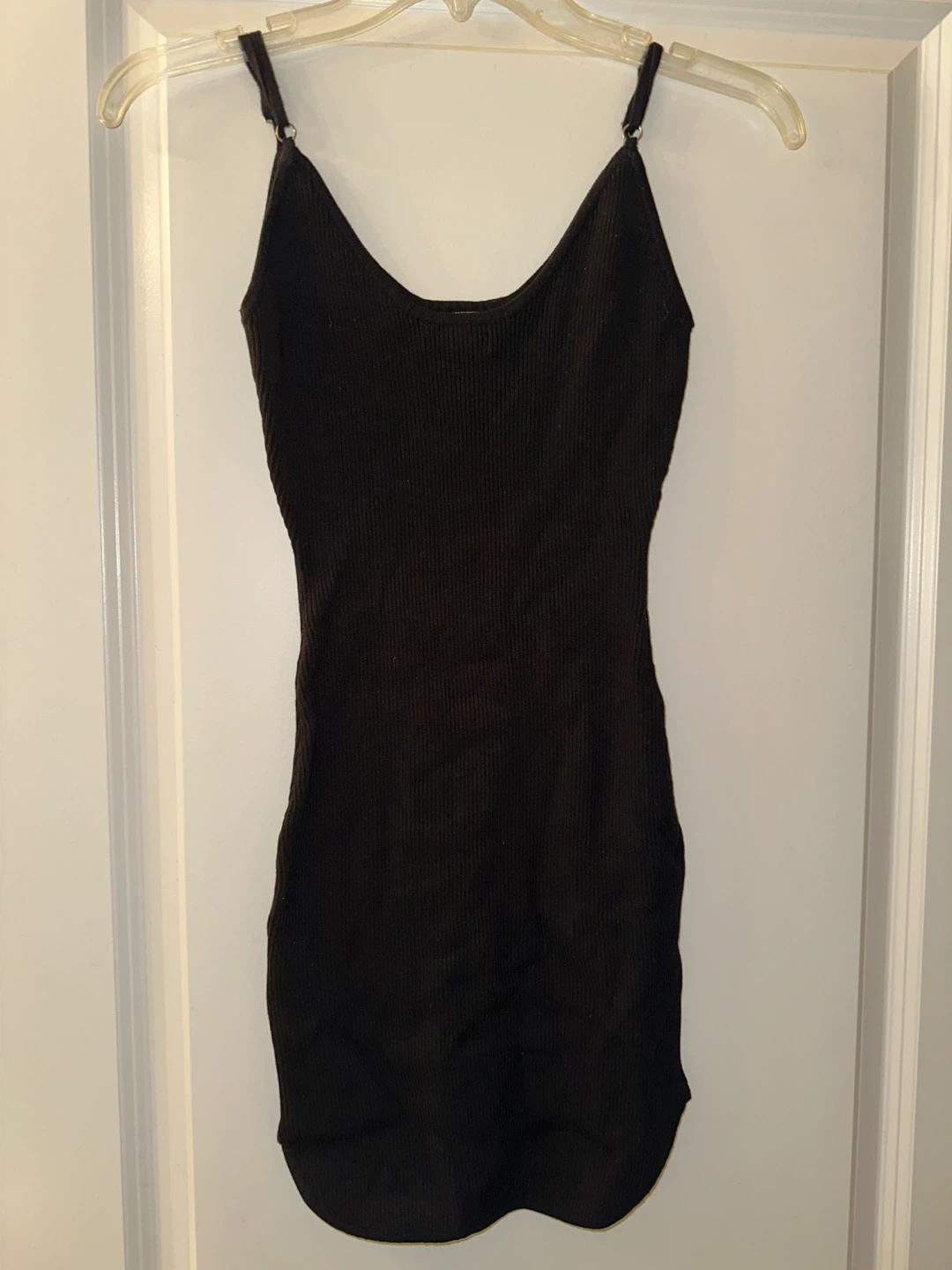 Cute Black Mini Dress - Size S