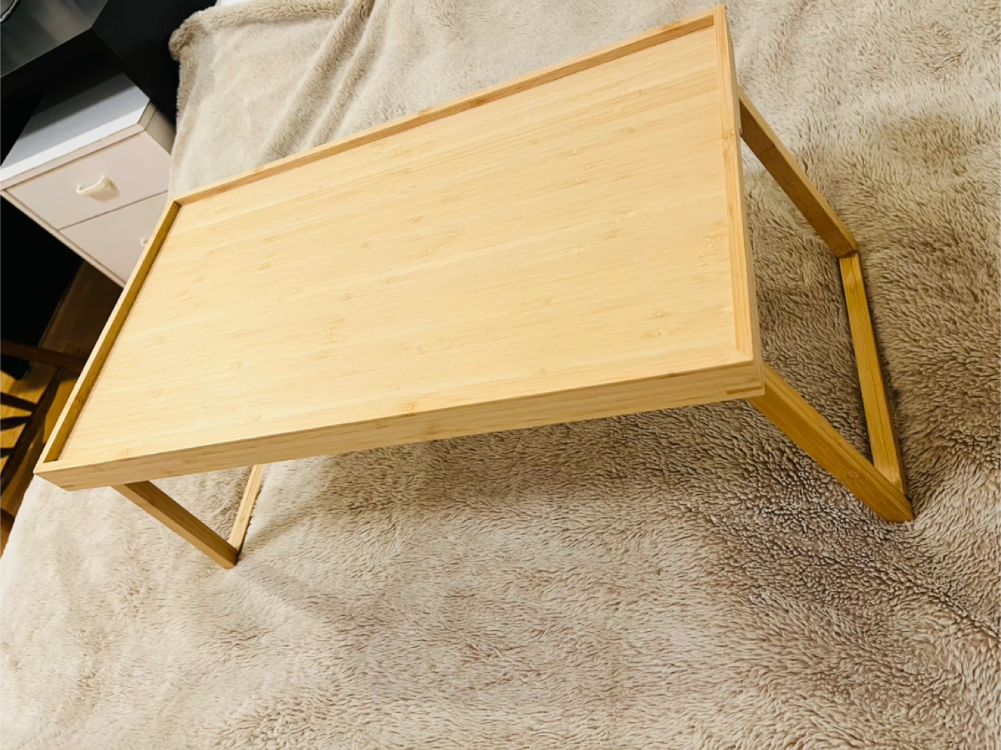 IKEA Bed Tray Table with foldable legs