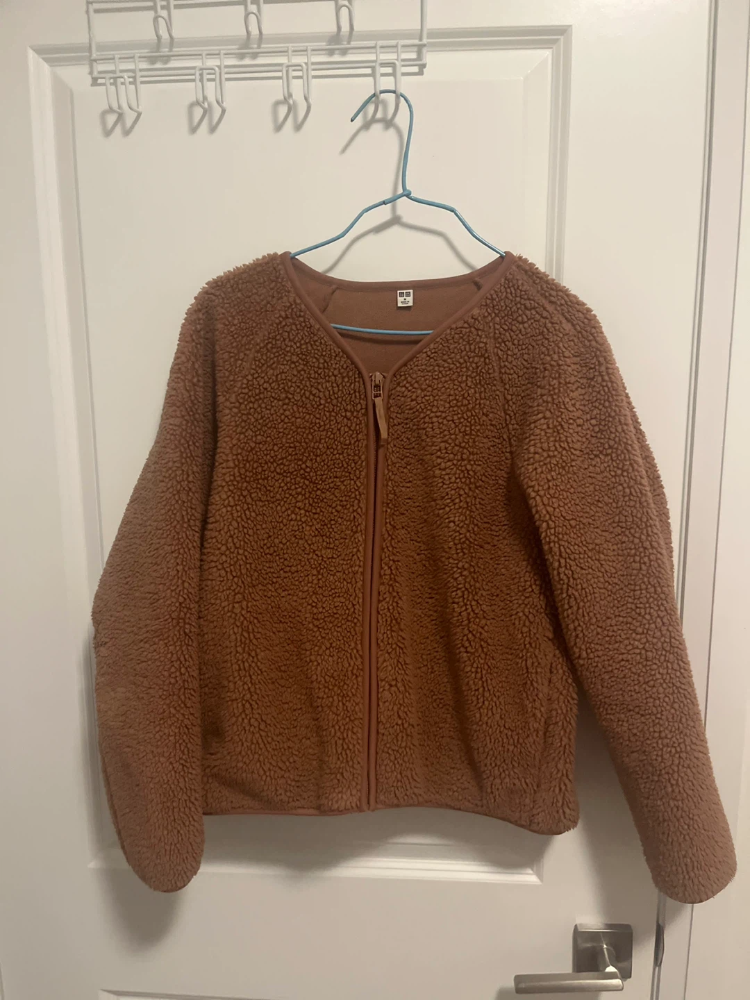 ‼️Uniqlo Fluffy Yarn Fleece Full-Zip Jacket - Size M