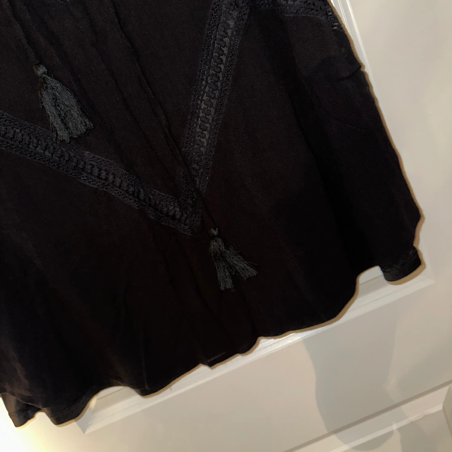 Black long skirt with Lace Detail - photo 5