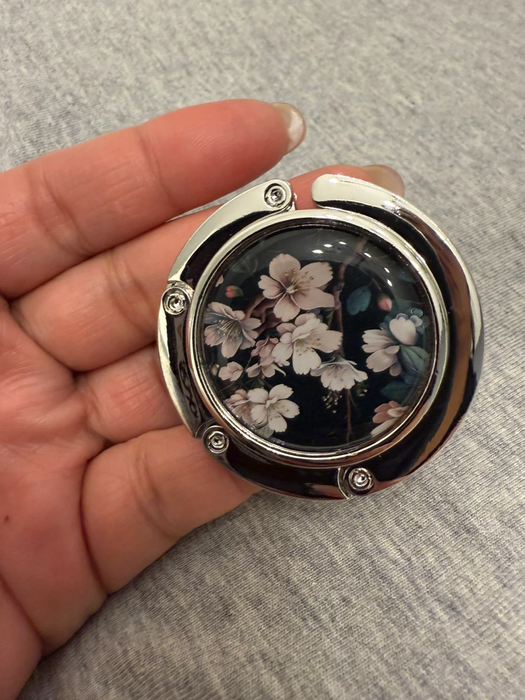 Floral Handbag Table Hook
