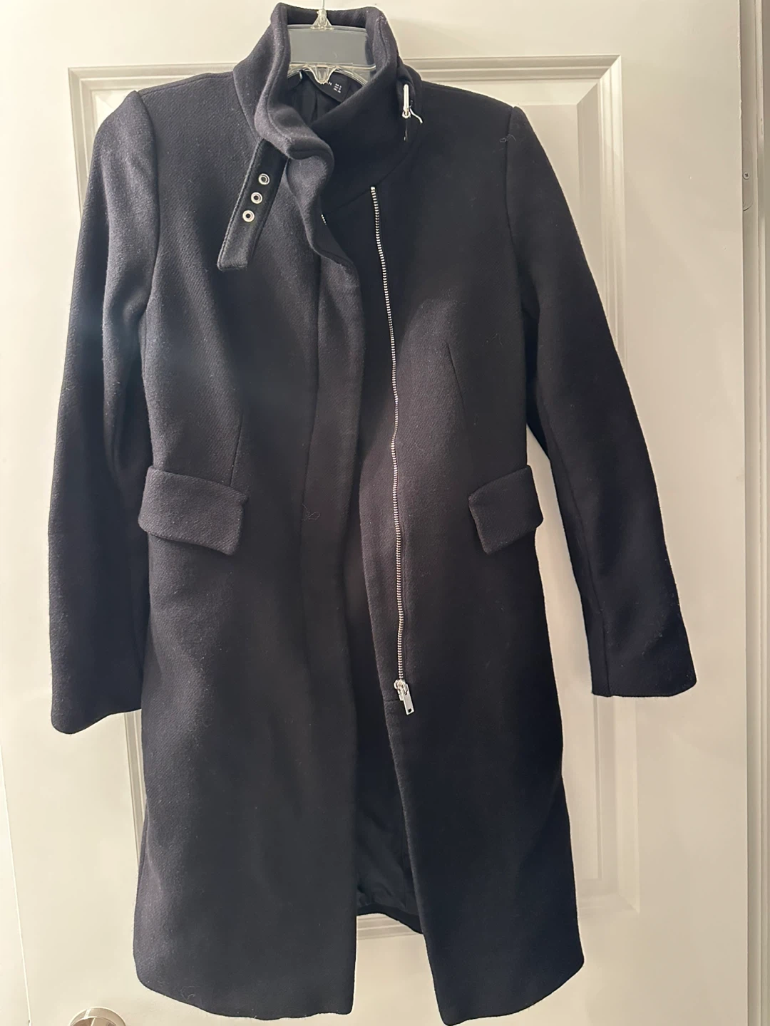 Zara Long Black Coat
