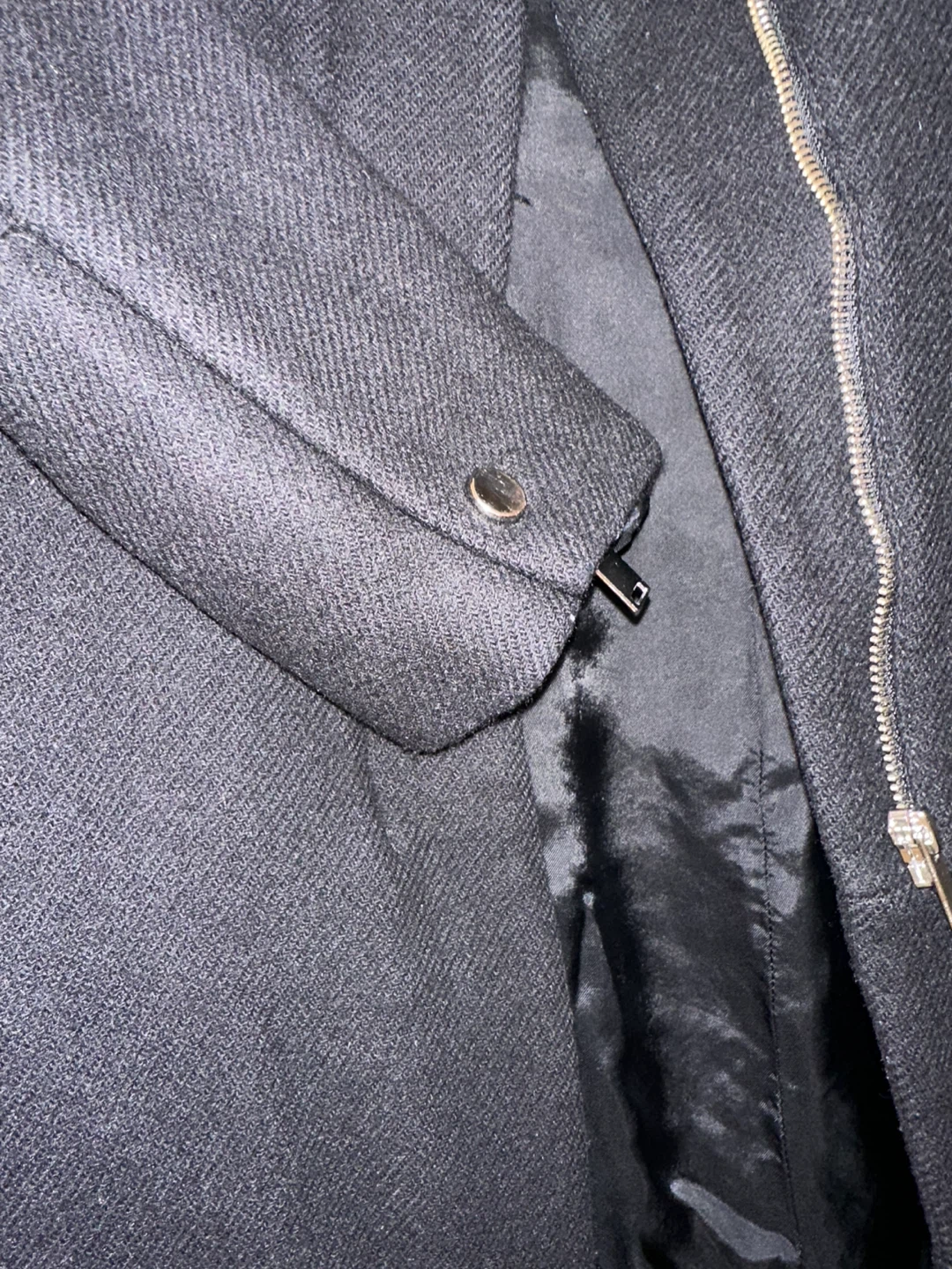 Zara Long Black Coat - photo 3