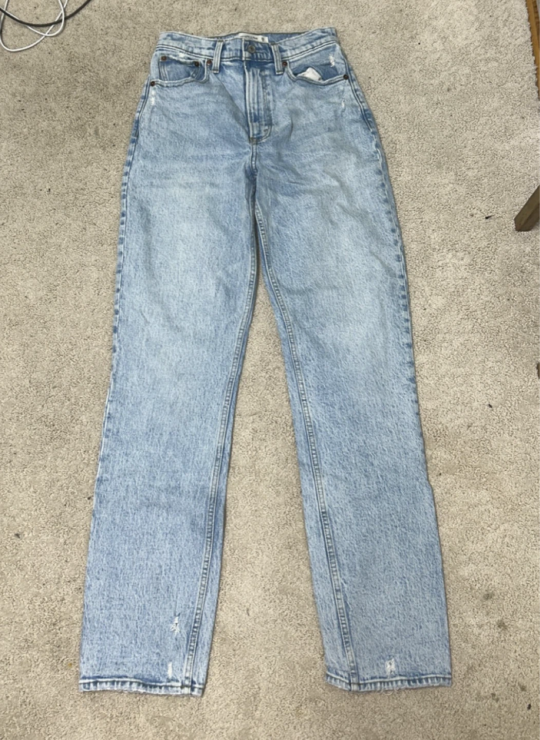 abercrombie 90s straight jeans