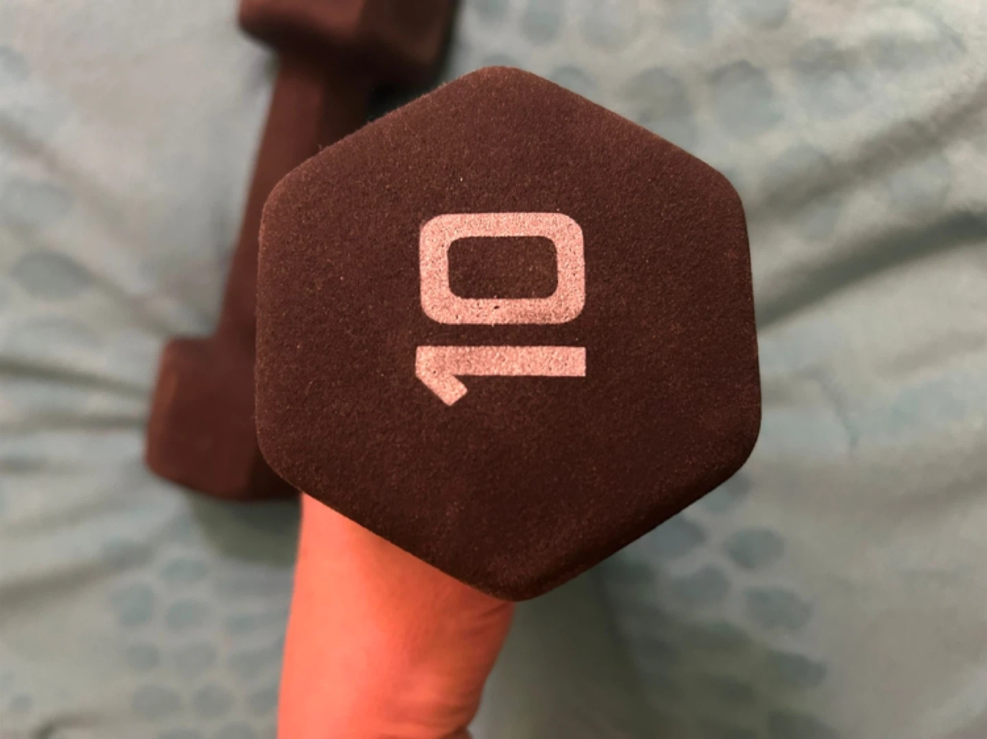 Pair of 10 kg Dumbbells - photo 2
