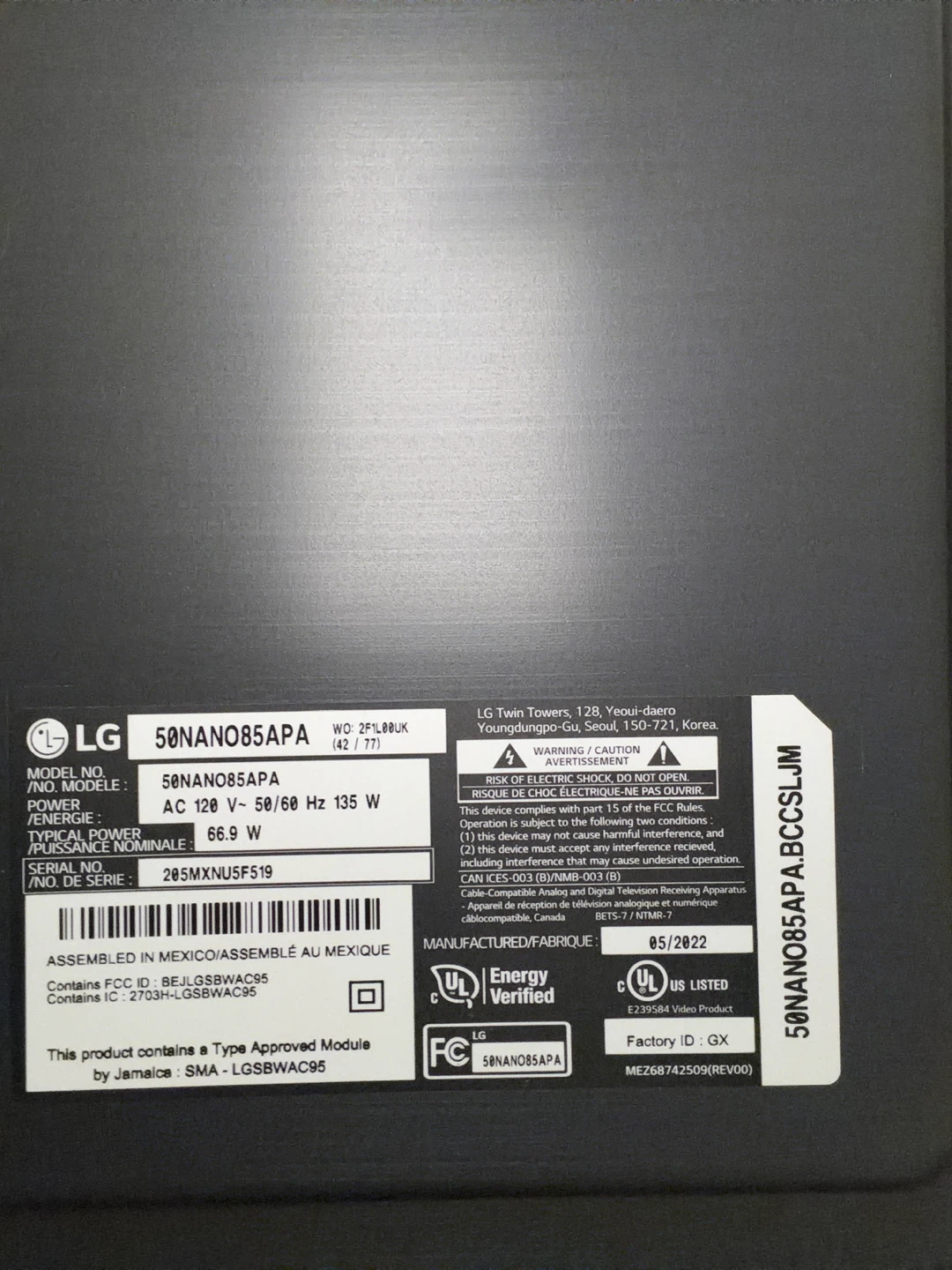 LG 50NANO85APA 50" 4K UHD Smart TV - photo 2