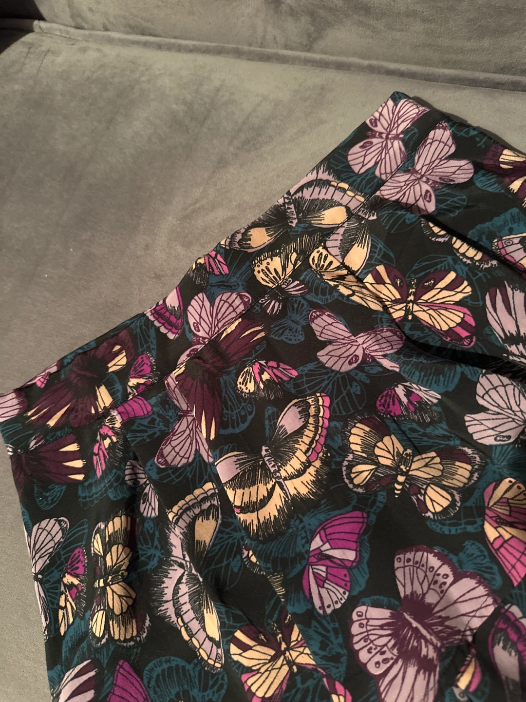 Butterfly Print Ruffle Skirt - photo 4
