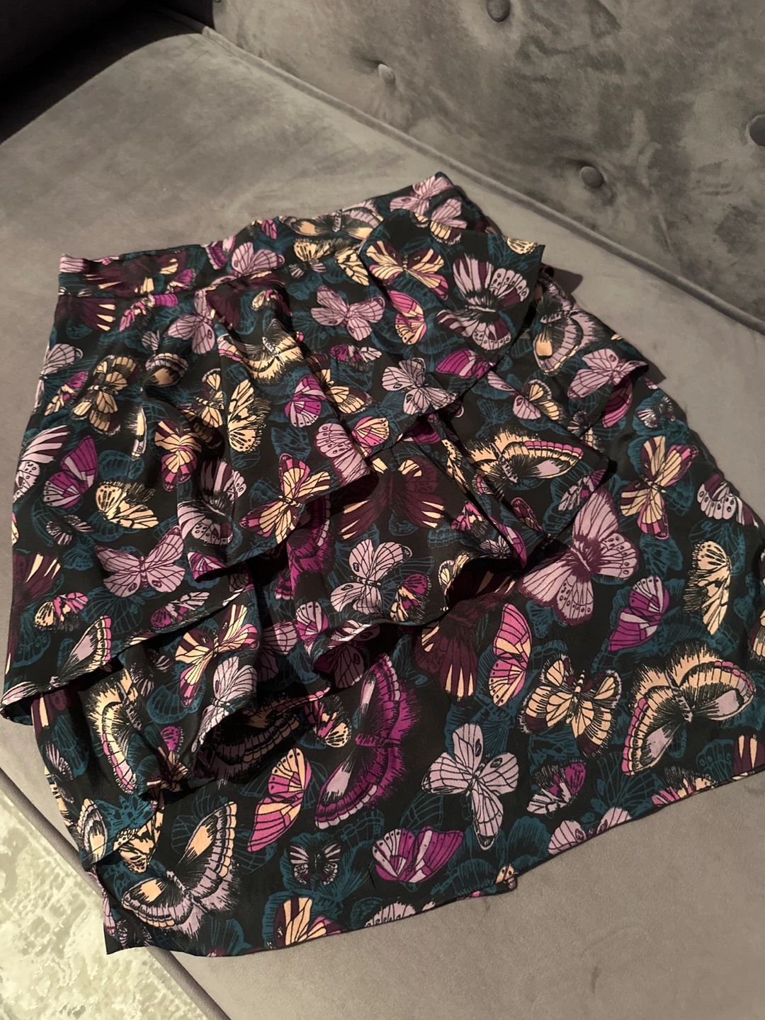 Butterfly Print Ruffle Skirt - photo 5