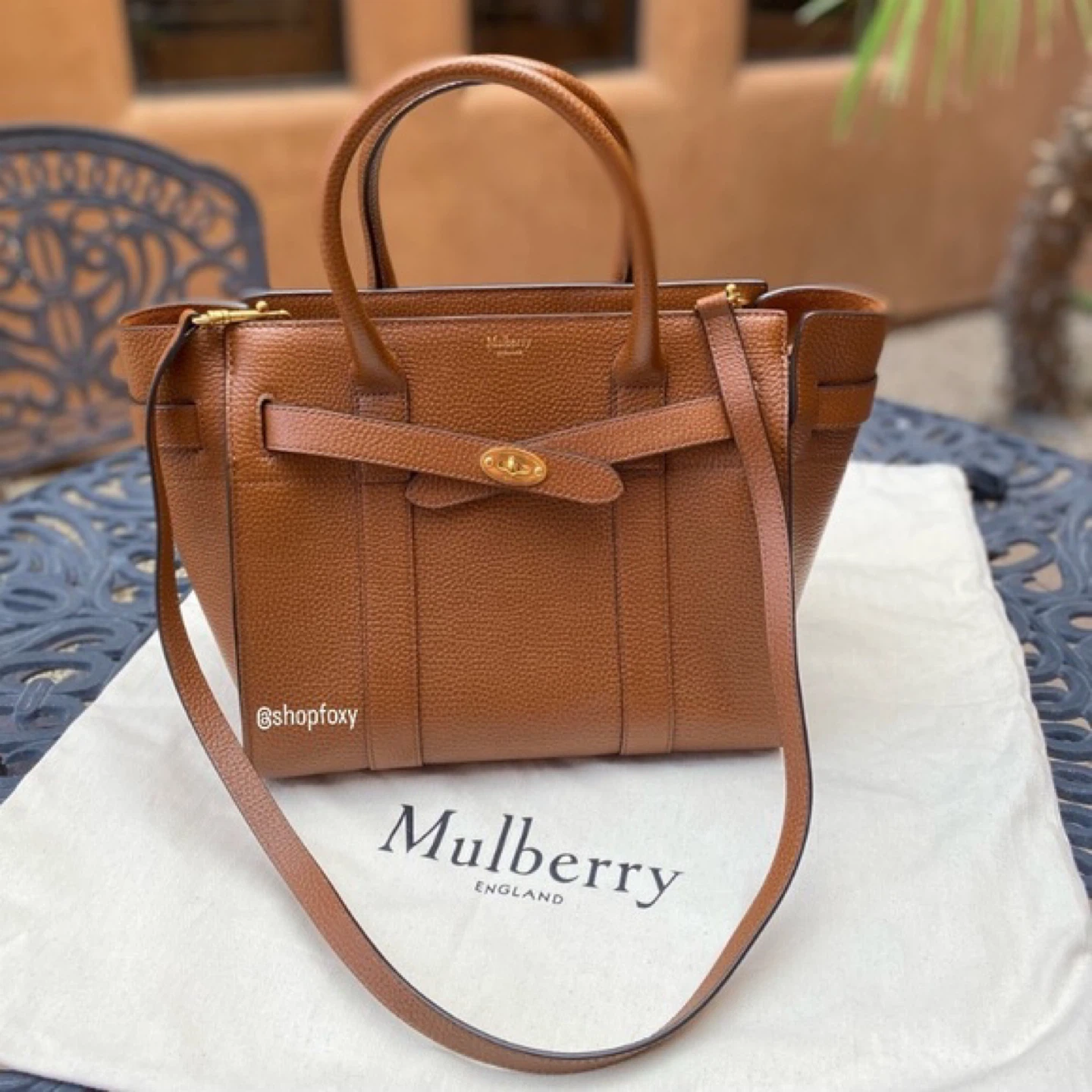 Mulberry England Brown Leather Handbag