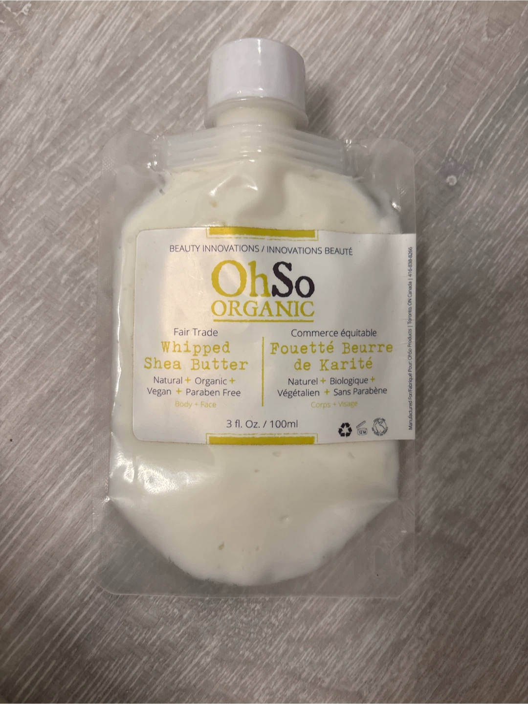 OhSo Organic Whipped Shea Butter - 3 fl. oz