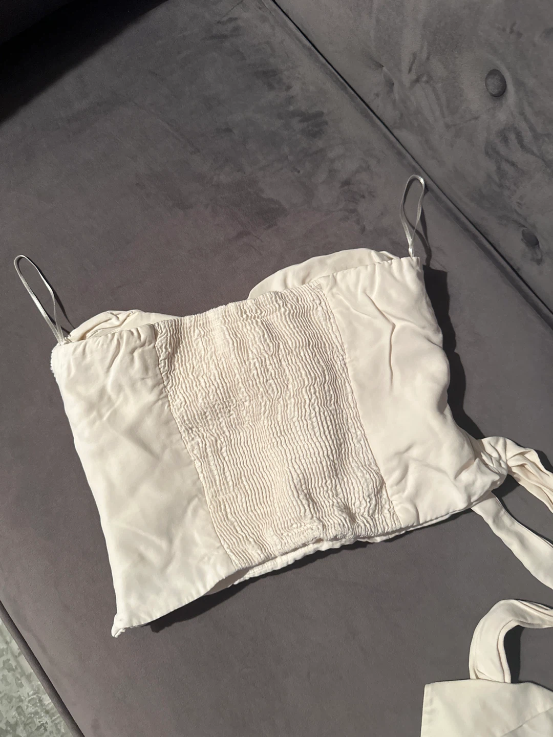 Zara Cream Corset Top - photo 5