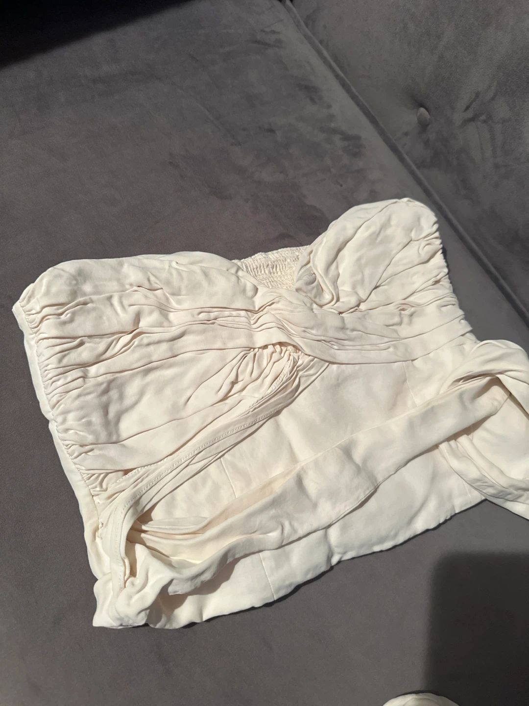 Zara Cream Corset Top - photo 4