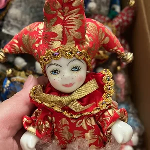 Harlequin Porcelain Dolls - $10 for 5