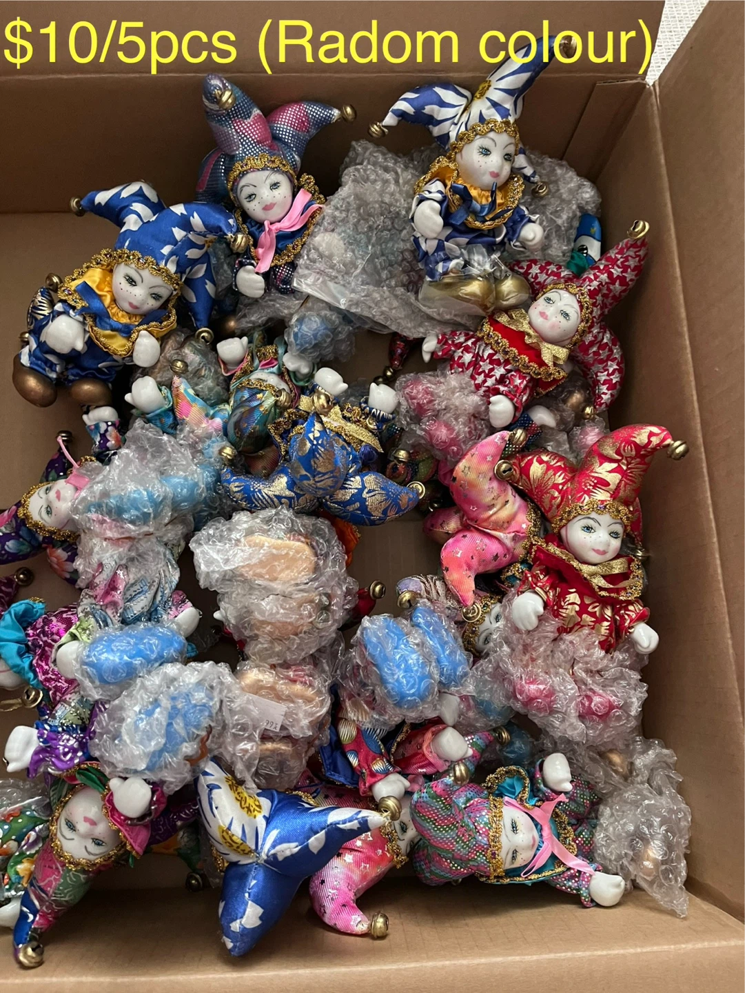 Harlequin Porcelain Dolls - $10 for 5 - photo 2