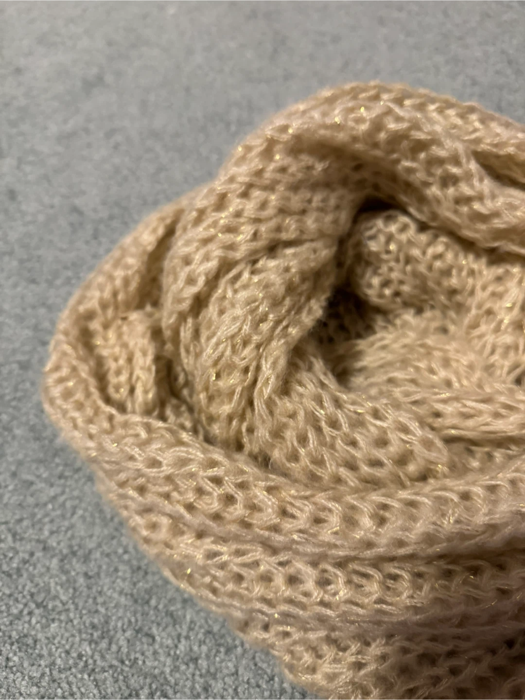 Beige Knit Scarf - photo 2