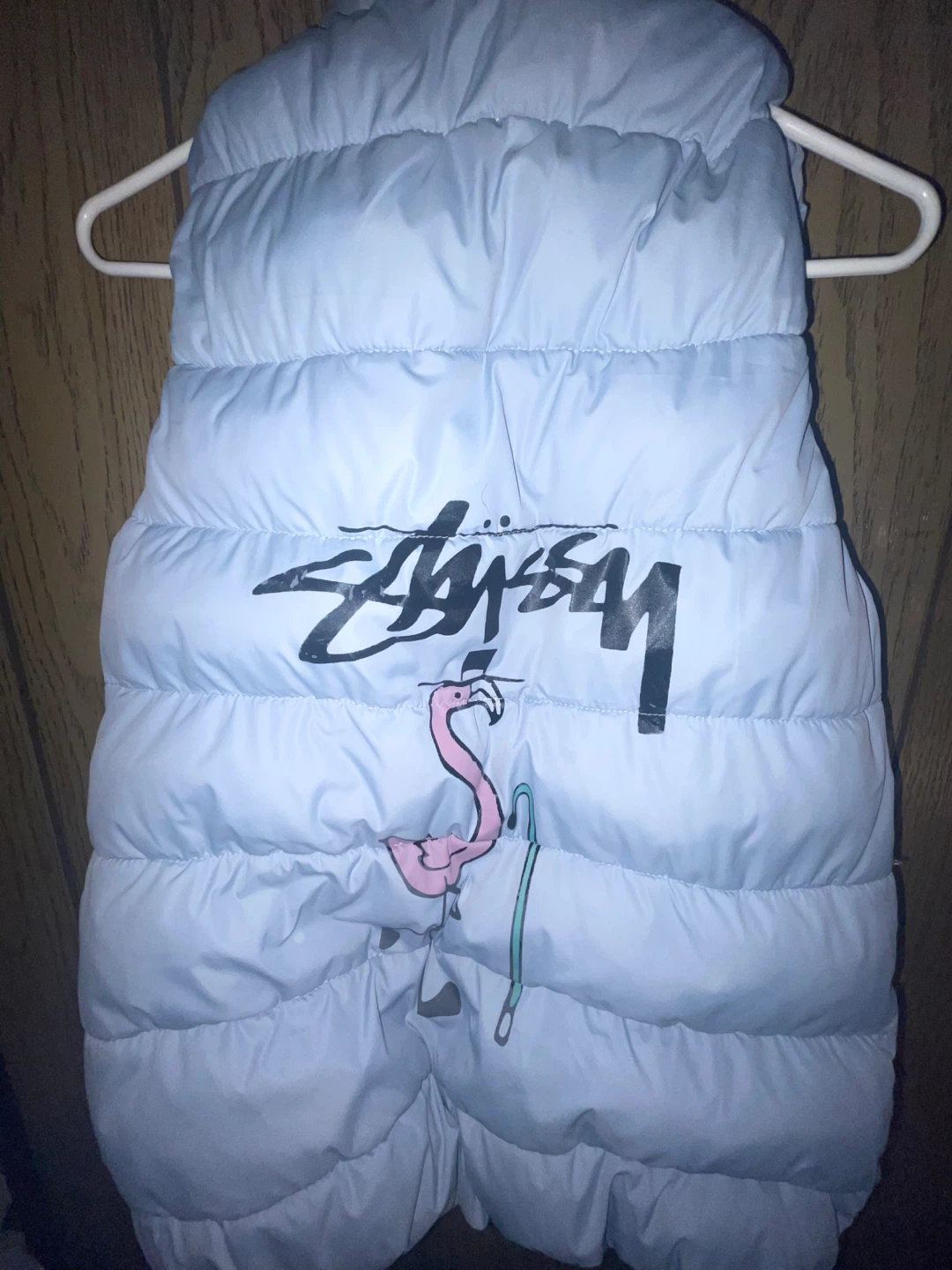 Stussy Puffer Vest - Light Blue - photo 4