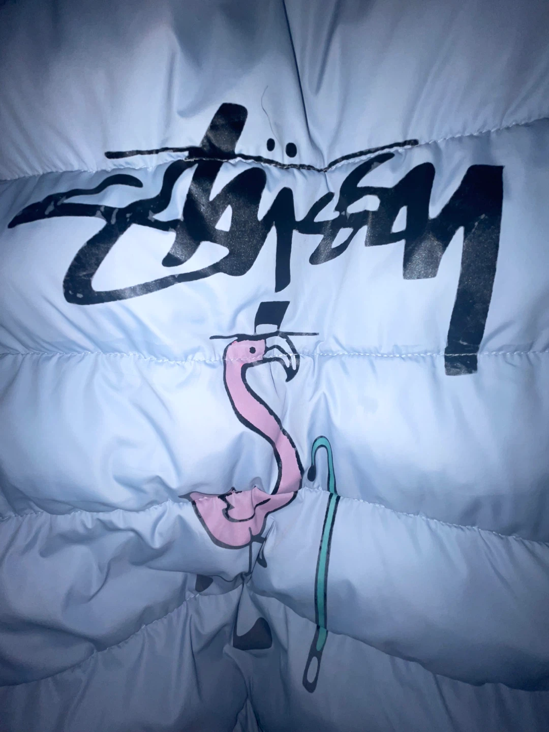 Stussy Puffer Vest - Light Blue - photo 5