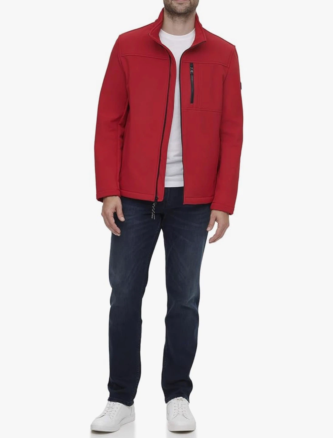 Calvin Klein Softshell Red Jacket (L)