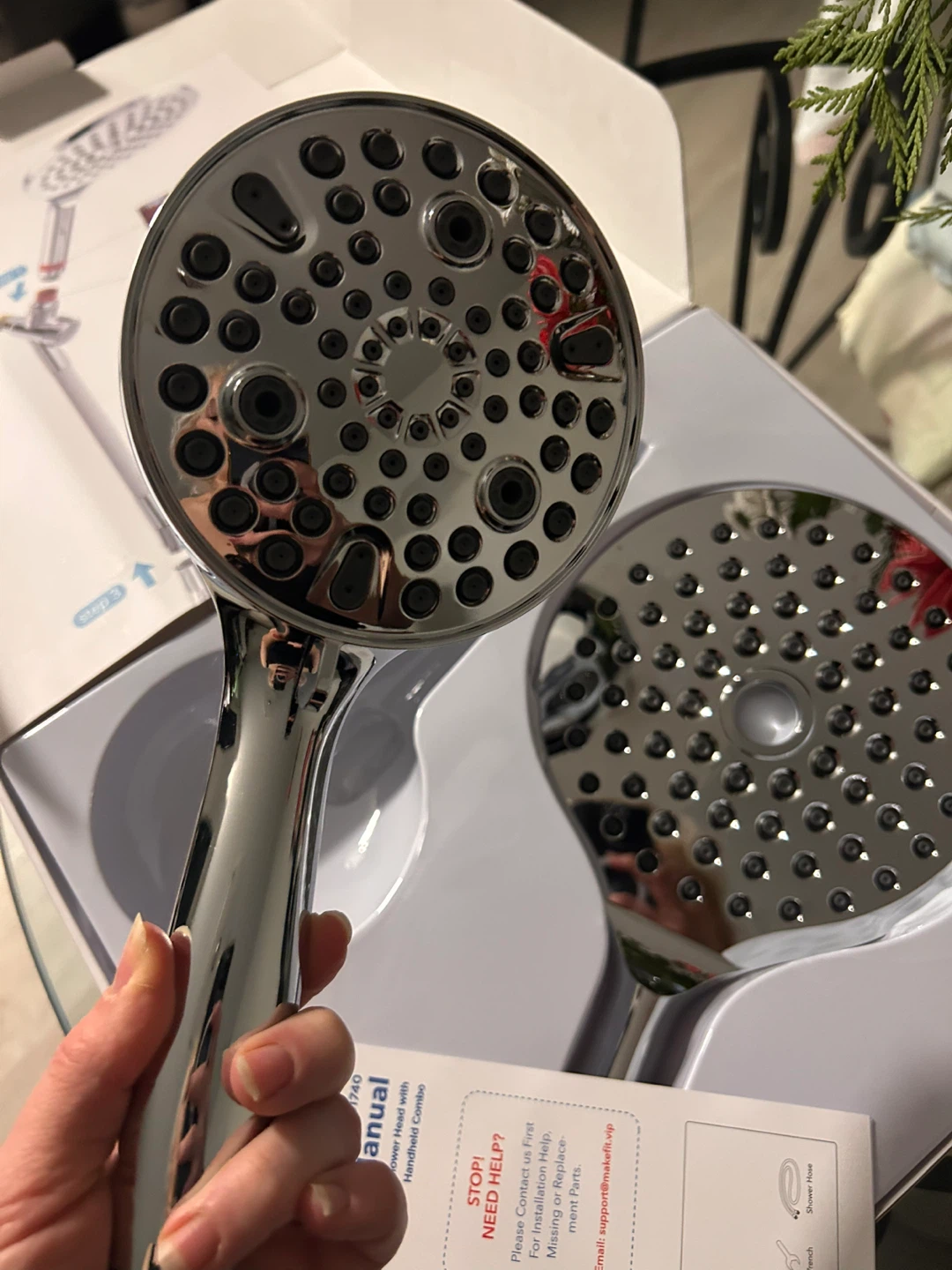MakeFit Rain Shower Head System (2-in-1) Brand new, never used. - photo 5