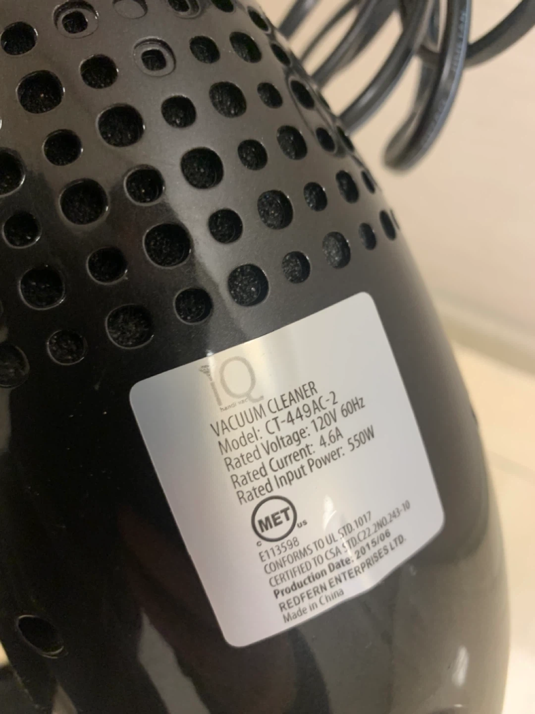 Hand Vacuum Cleaner - photo 3
