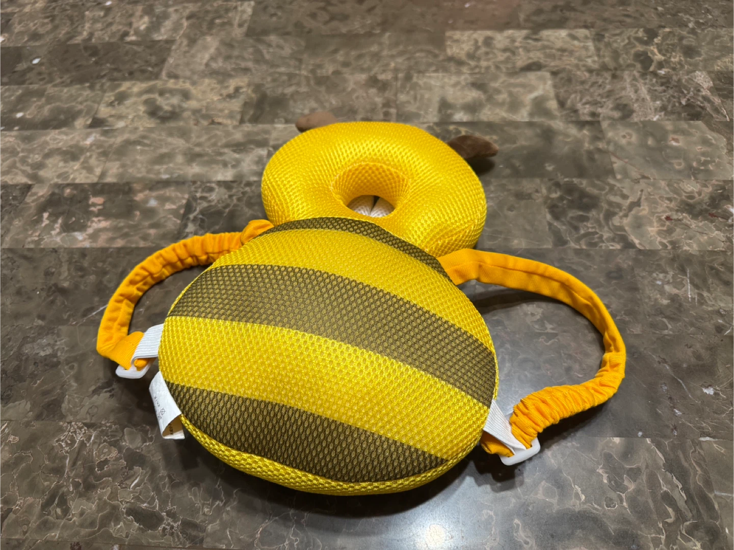 Baby Head Protector Backpack - Bee Design