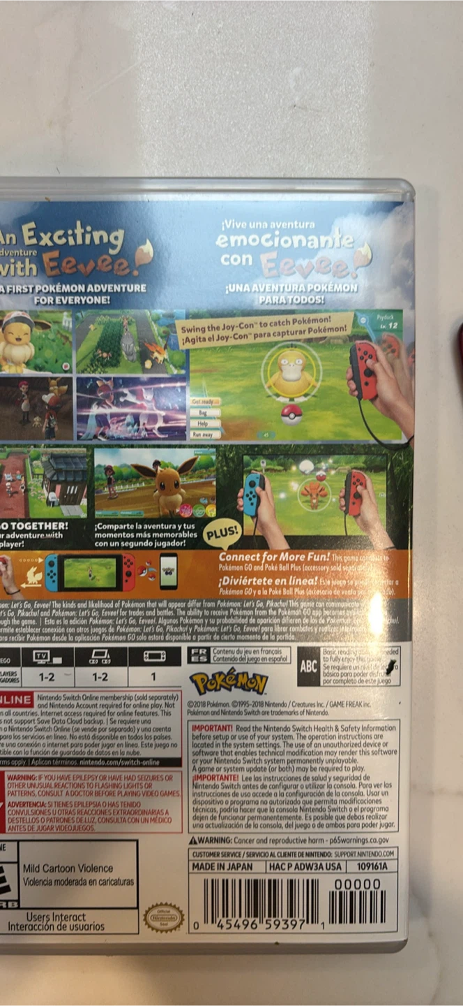 Pokemon Let's Go Eevee! Nintendo Switch Game - photo 2