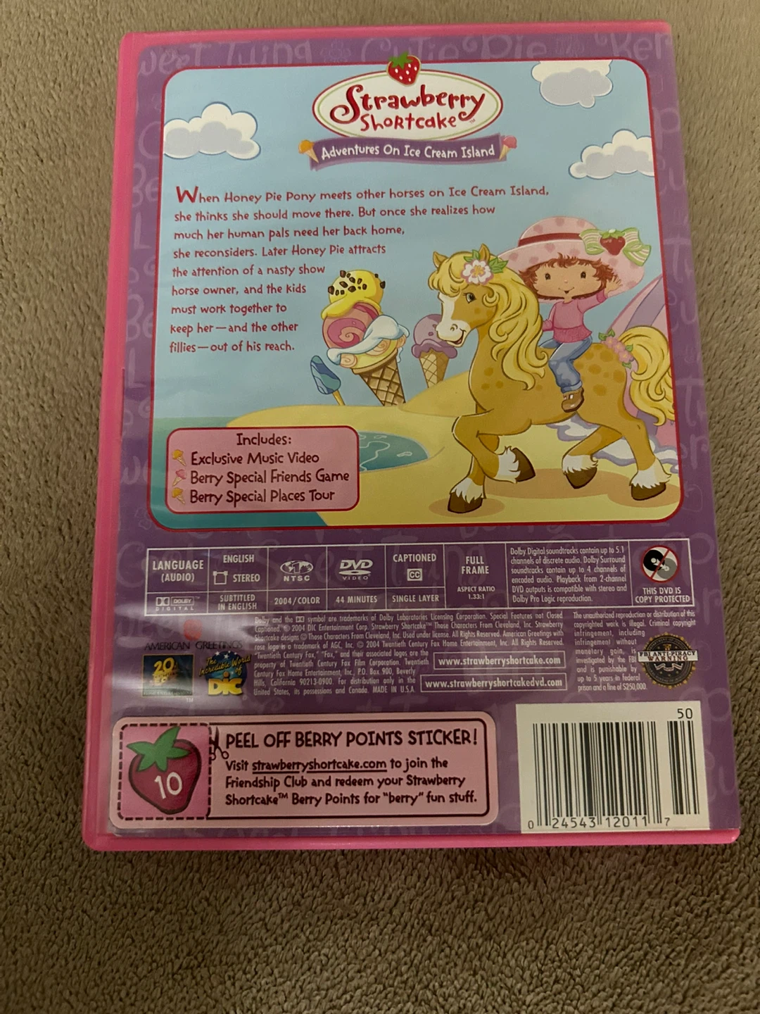 Strawberry Shortcake Adventures on Ice Cream Island DVD - photo 3