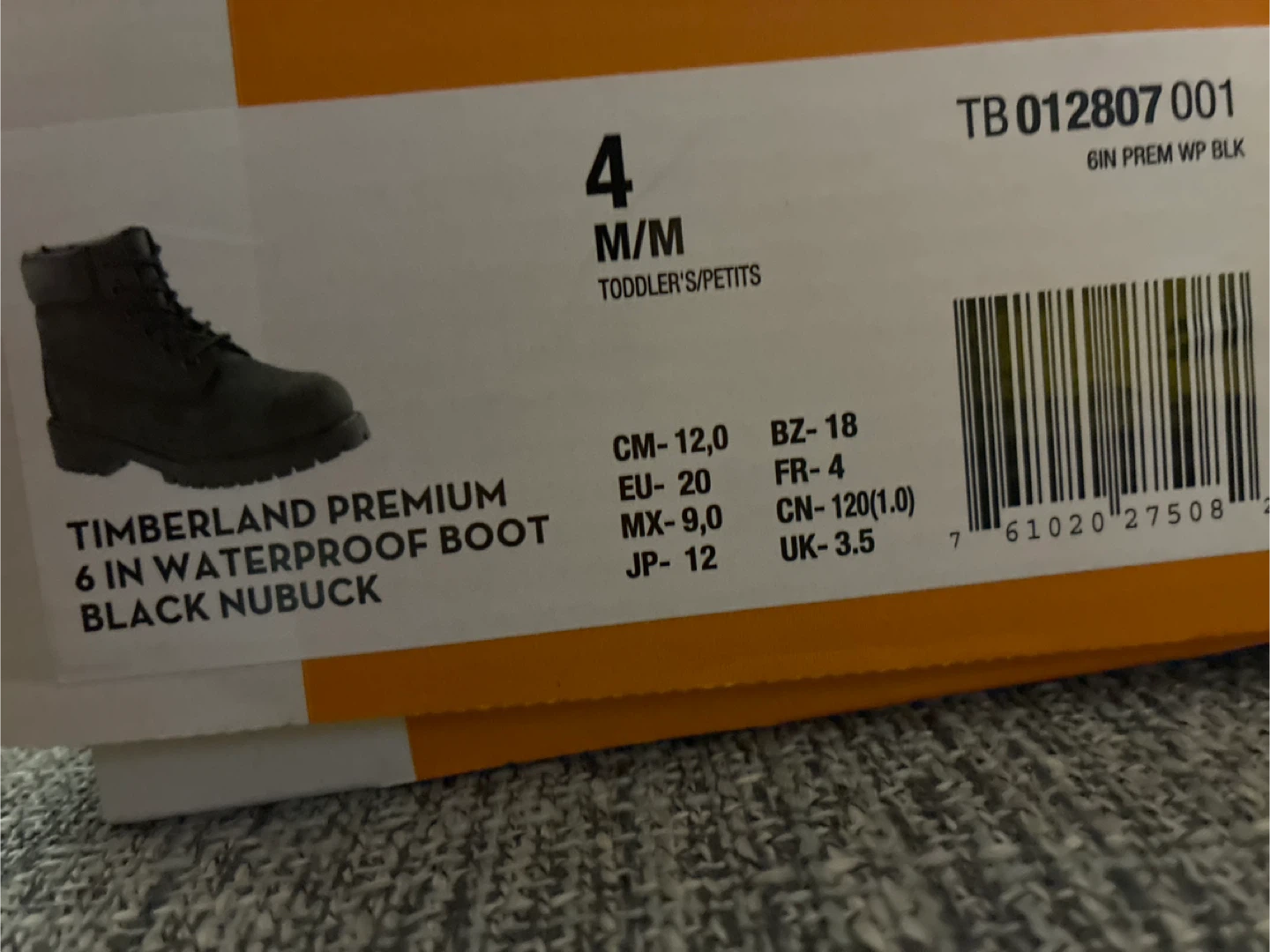 New Timberland Premium 6 inch Waterproof Boots - Toddler Size 4 - photo 4