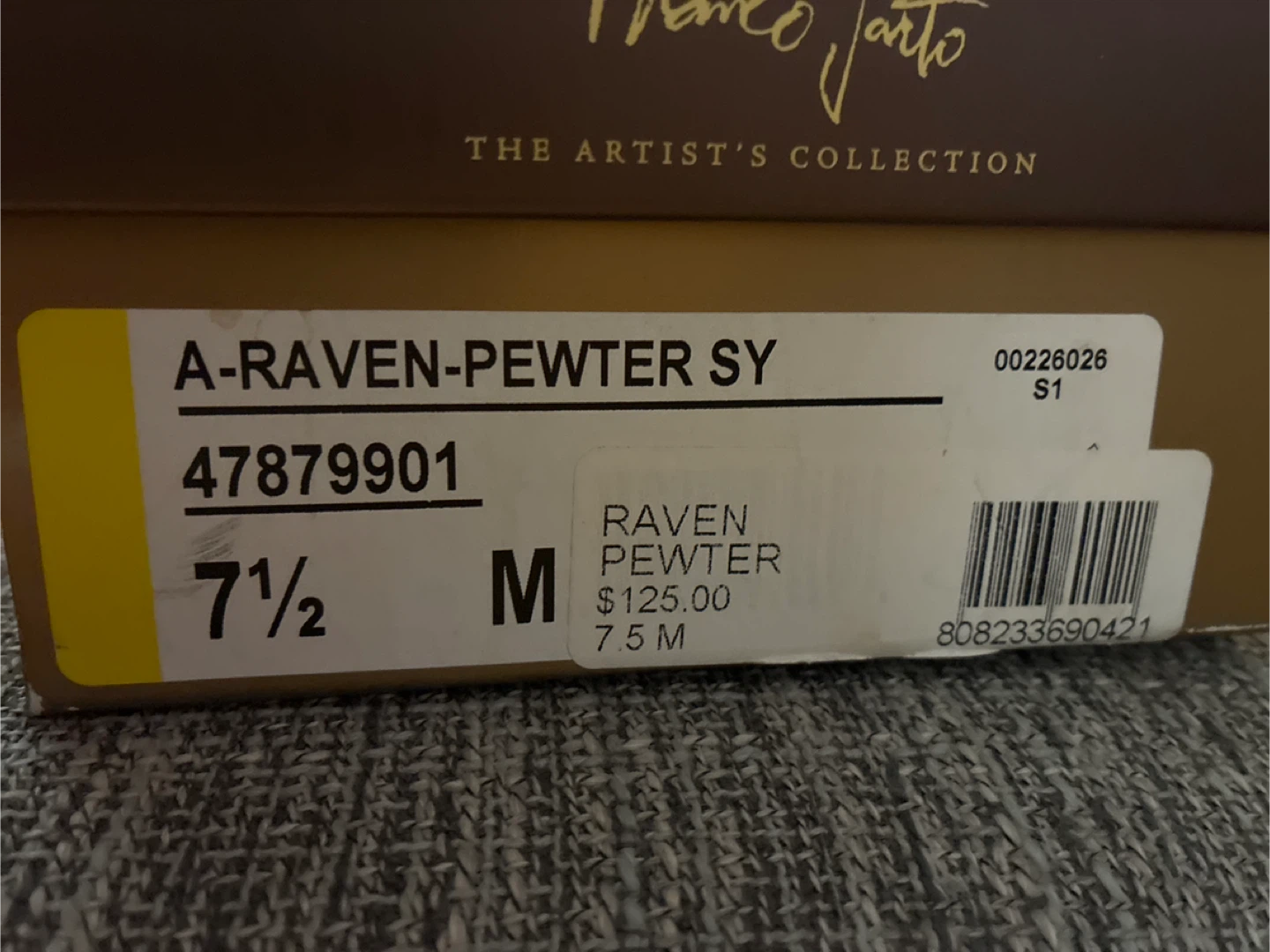 Franco Sarto Raven Pewter Slingback Heels - Size 7.5 - photo 4