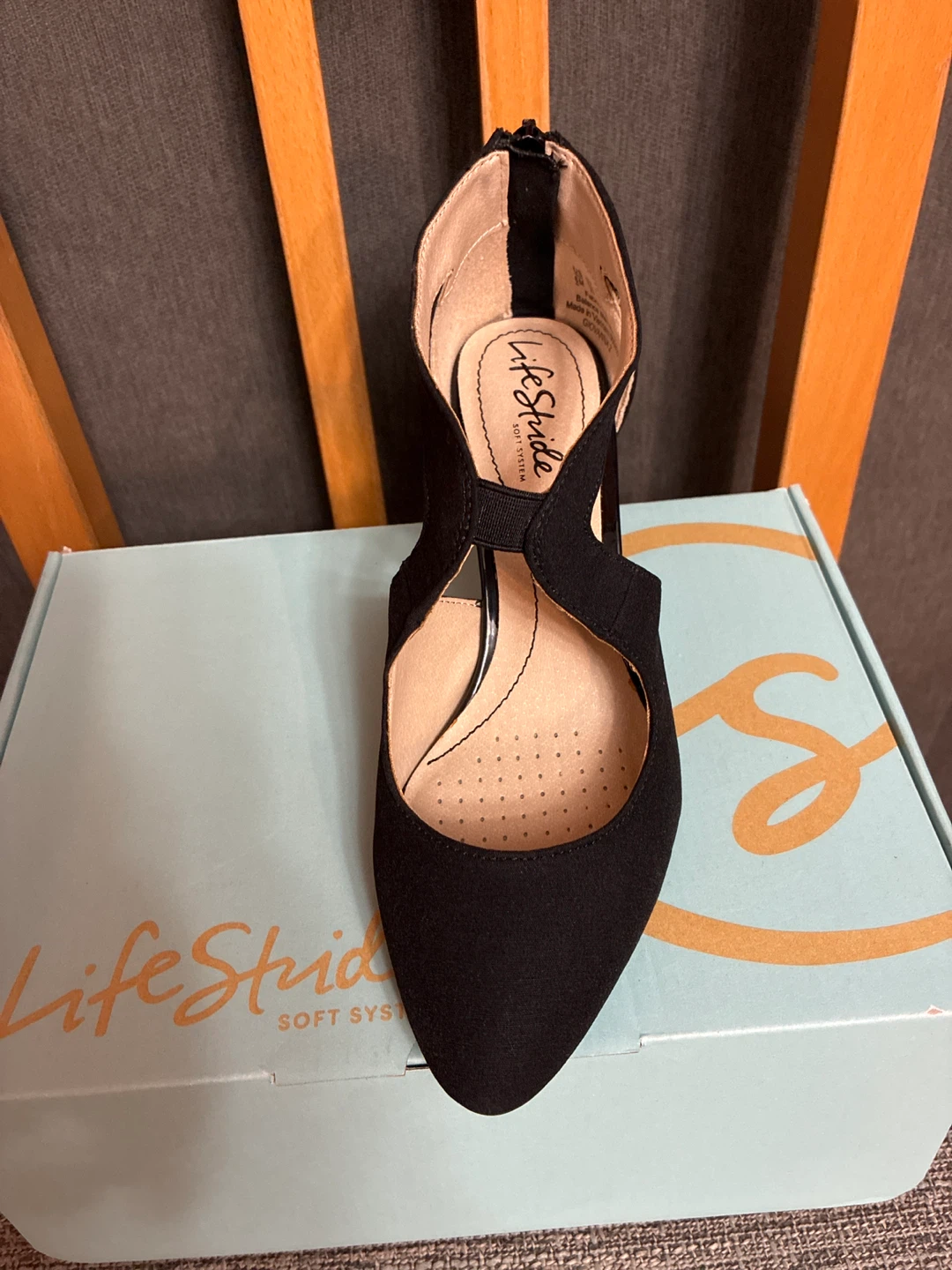 LifeStride Giovanna 2 Black Heels - Size 6M - photo 2
