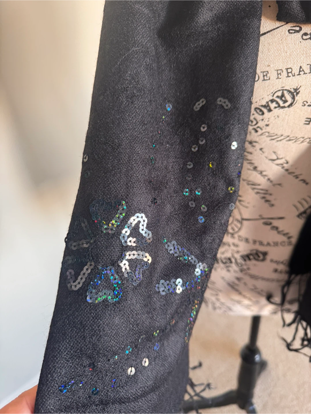 Peter Nygard Black Sequin Scarf - photo 4