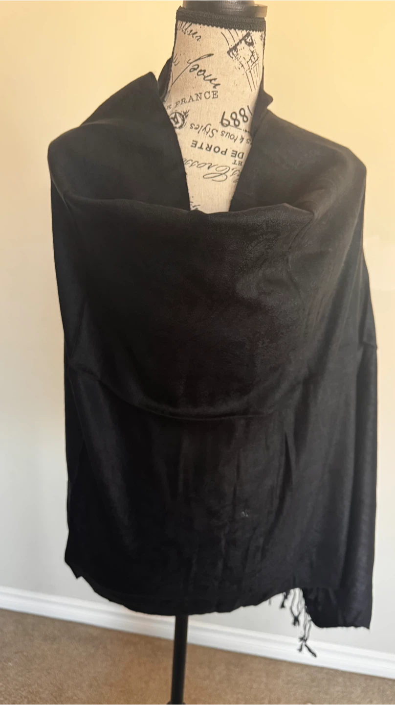 Pashmina Black Shawl - photo 3