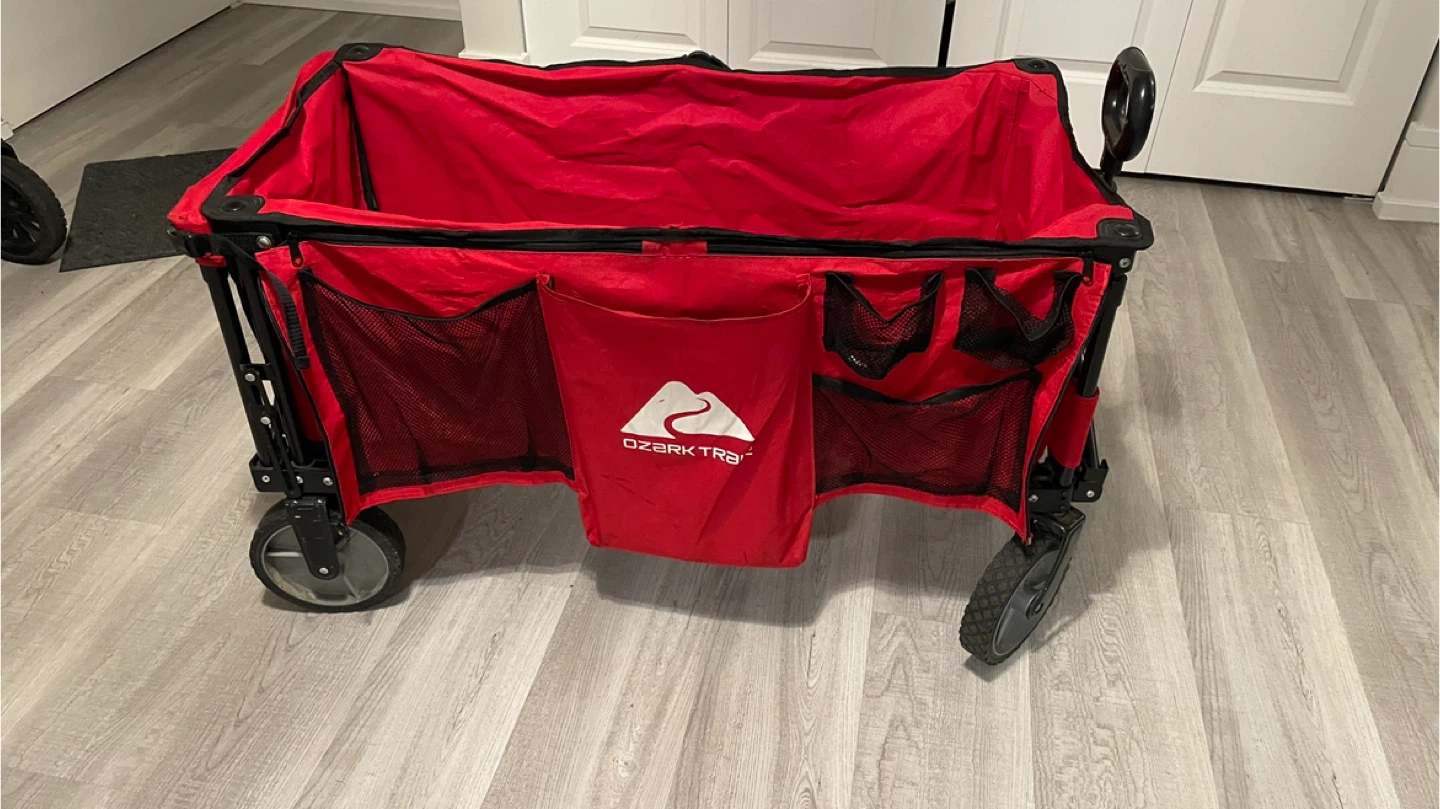 Ozark Trail Red Collapsible Wagon