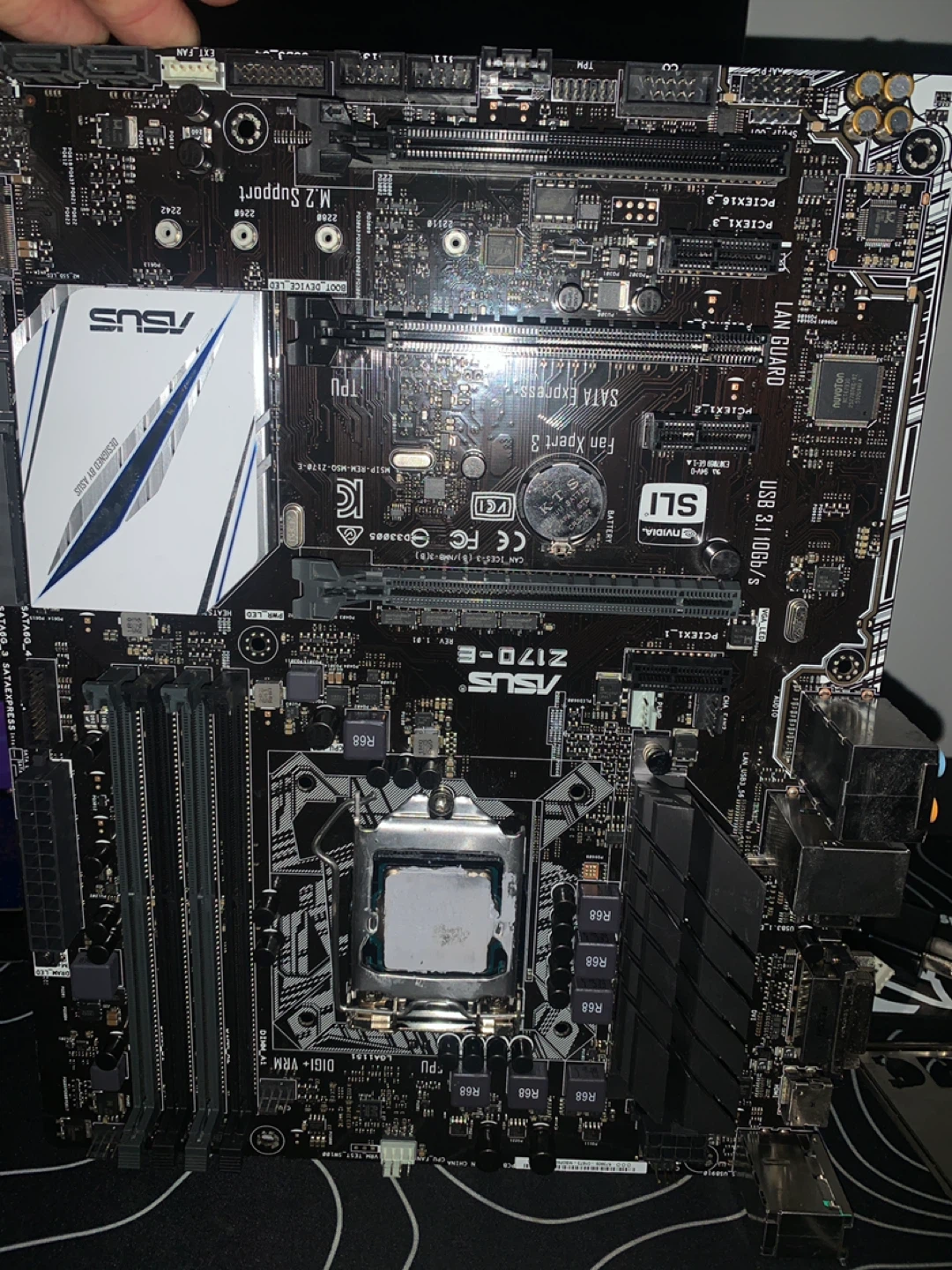 ASUS Z170-E Motherboard with Intel i5 7600k