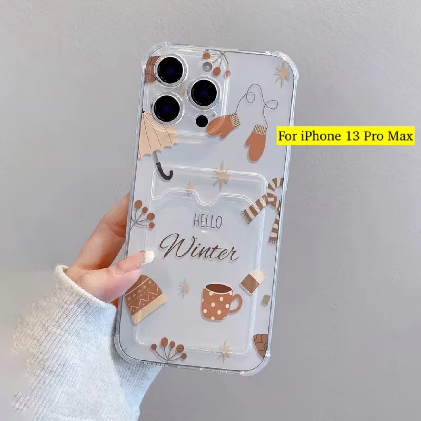 iPhone 13 Pro Max Phone Case with Card Spot